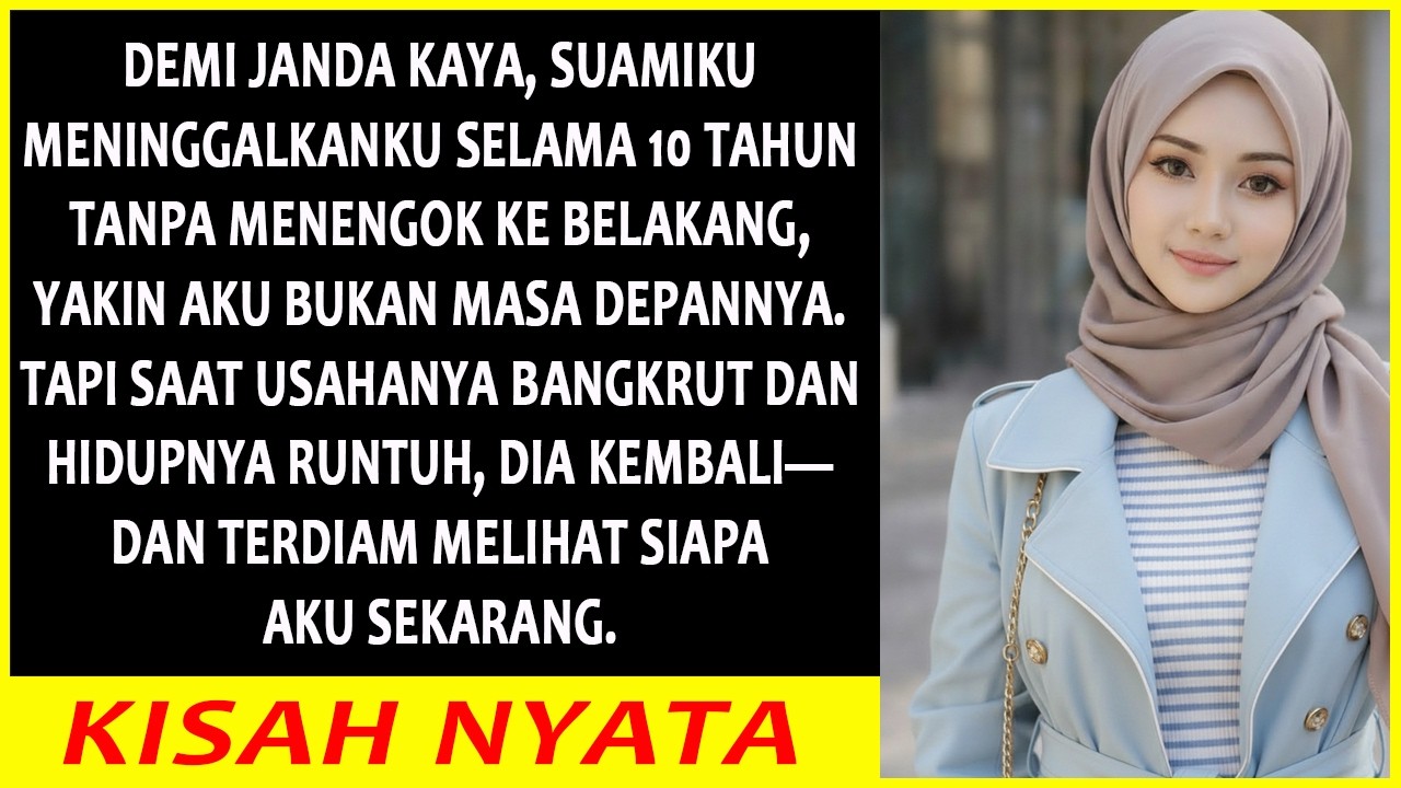 DEMI JANDA KAYA, SUAMI MENINGGALKANKU 10 TAHUN - Kini Dia Terdiam Melihat Perubahanku