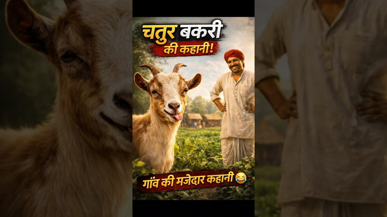 चतुर बकरे (Chatur Bakre - The Clever Goat) bed time stories for kids