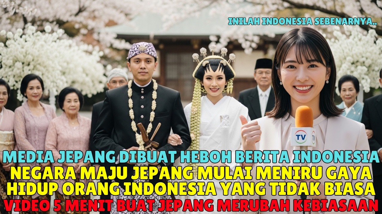 JEPANG GEMPAR! TV Nasional Mereka Tiba-Tiba Sorot Gaya Hidup Orang Indonesia