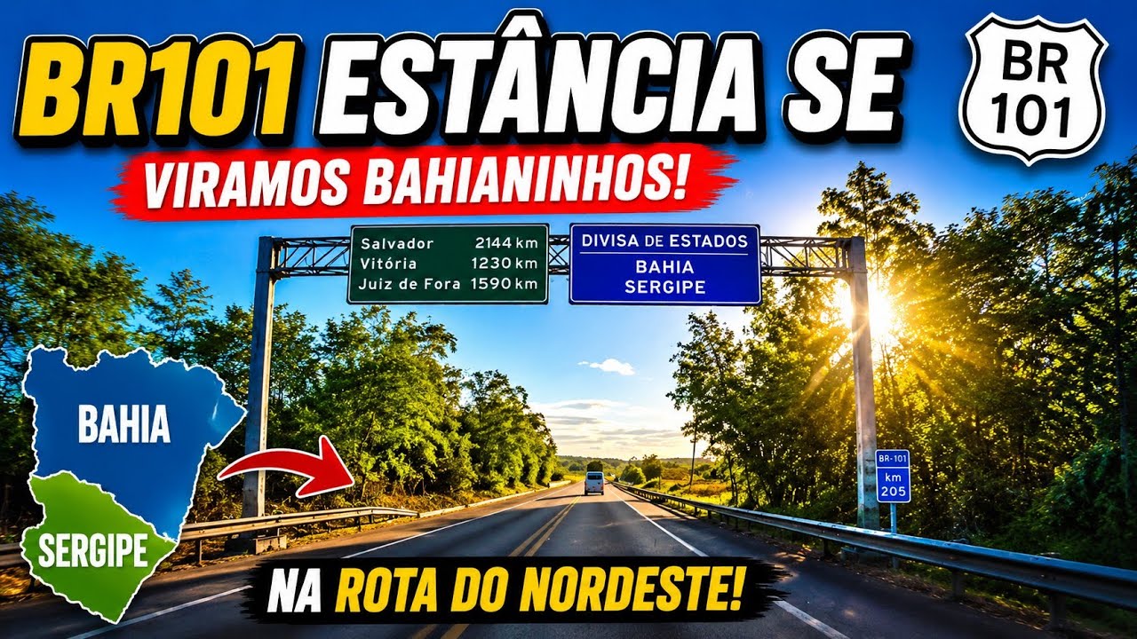 Viagem ao Nordeste Retorno a São Paulo parte 5 passando por Estância em Sergipe