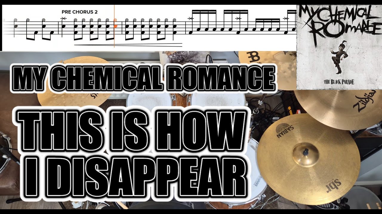 My Chemical Romance - This Is How I Disappear - Drum Cover With SHEET MUSIC