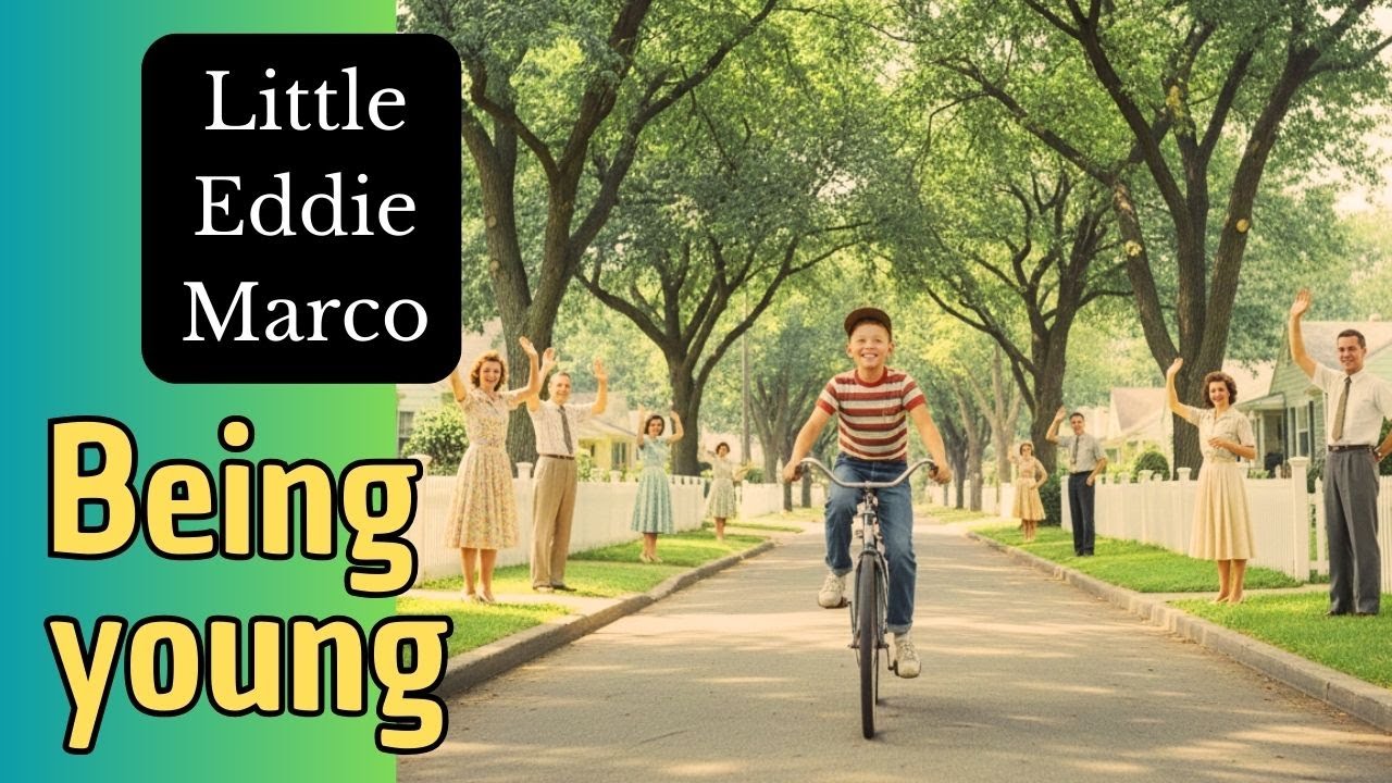 Little Eddie Marco - Being Young | Teen sound of the 50s Teen Ballad (Restored Audio)