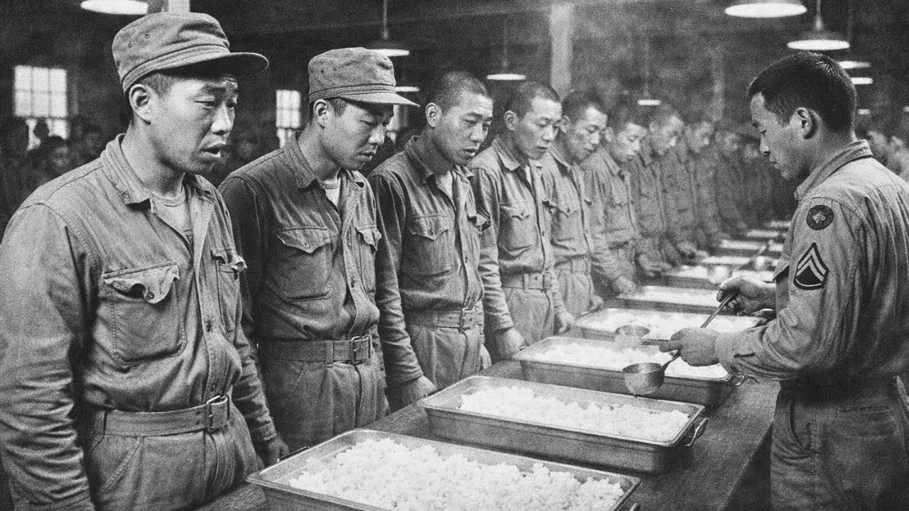 Prisonniers De Guerre Japonais Au Wisconsin Reçoivent Riz Blanc — Ils Crurent À Un Repas D’Exécution