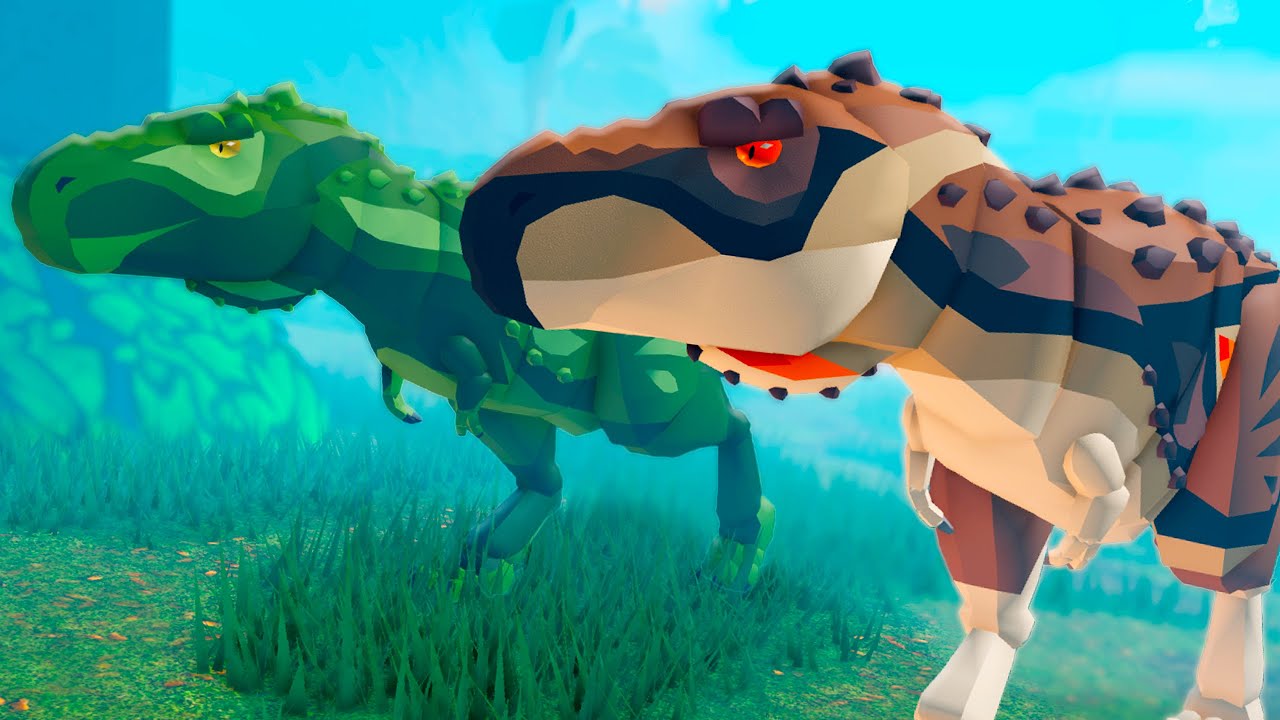 Jogando com Tarbosaurus, DEVORAMOS o Nosso LÍDER! - Prehistoria ROBLOX (PT-BR)