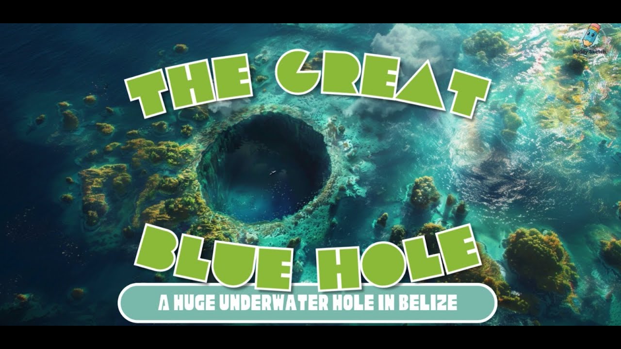 The Great Blue Hole A Huge Underwater Hole in Belize #animation #educationalanimation