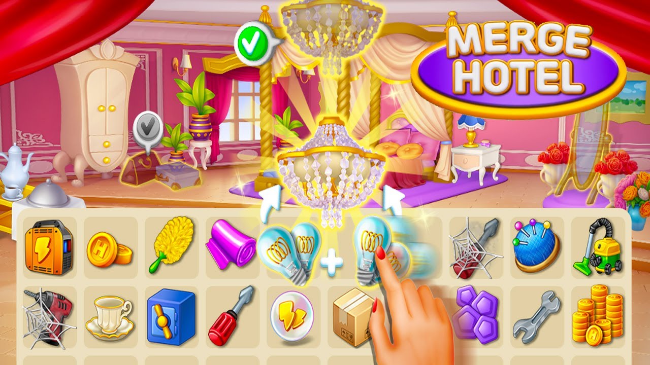 Merge Hotel - Android Gameplay