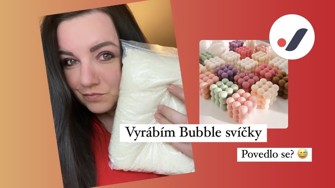 DIY Bubble Candles aneb Vyrábím svíčky l Joom Haul 2022