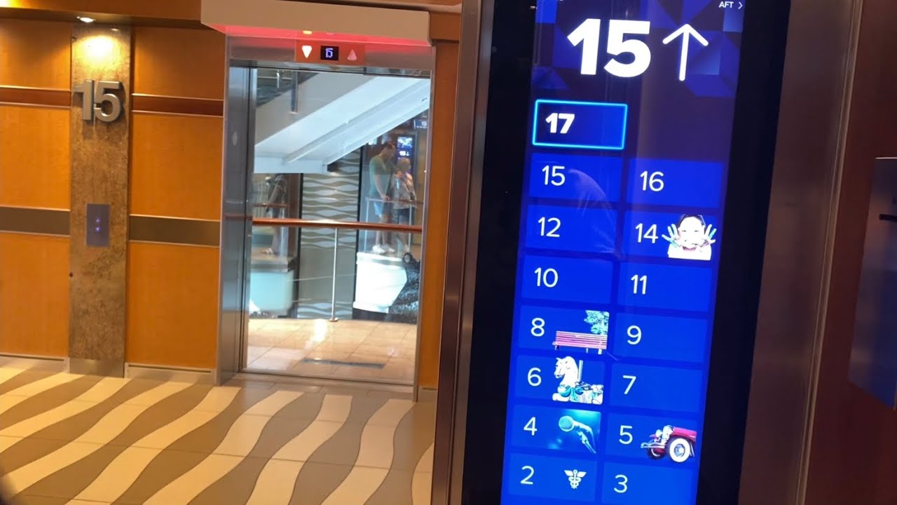 My Very First!! KONE Marine Elevators on the Allure of the Seas Cruise Ship
