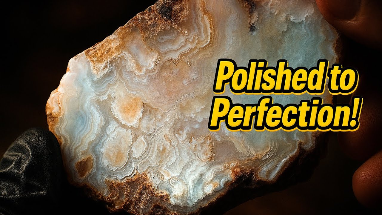 Watch This Chalcedony Get PERFECTLY Polished in Just 5 Minutes!