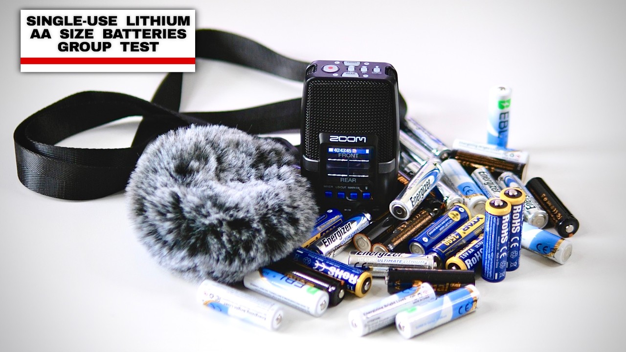 Single-Use AA Lithium Batteries Group Test