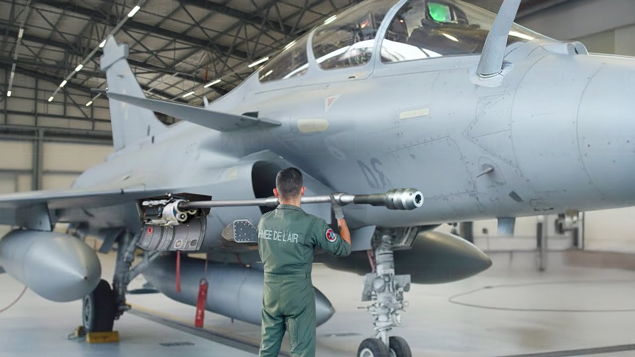 How France Produces Powerful 30mm Aircraft Cannons Inside Massive Factory