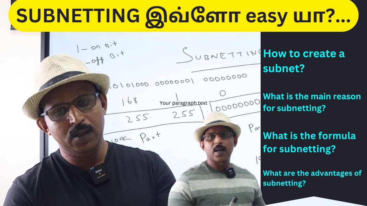 What is a subnetting in networking? What is 255.255 255.0 subnetting?