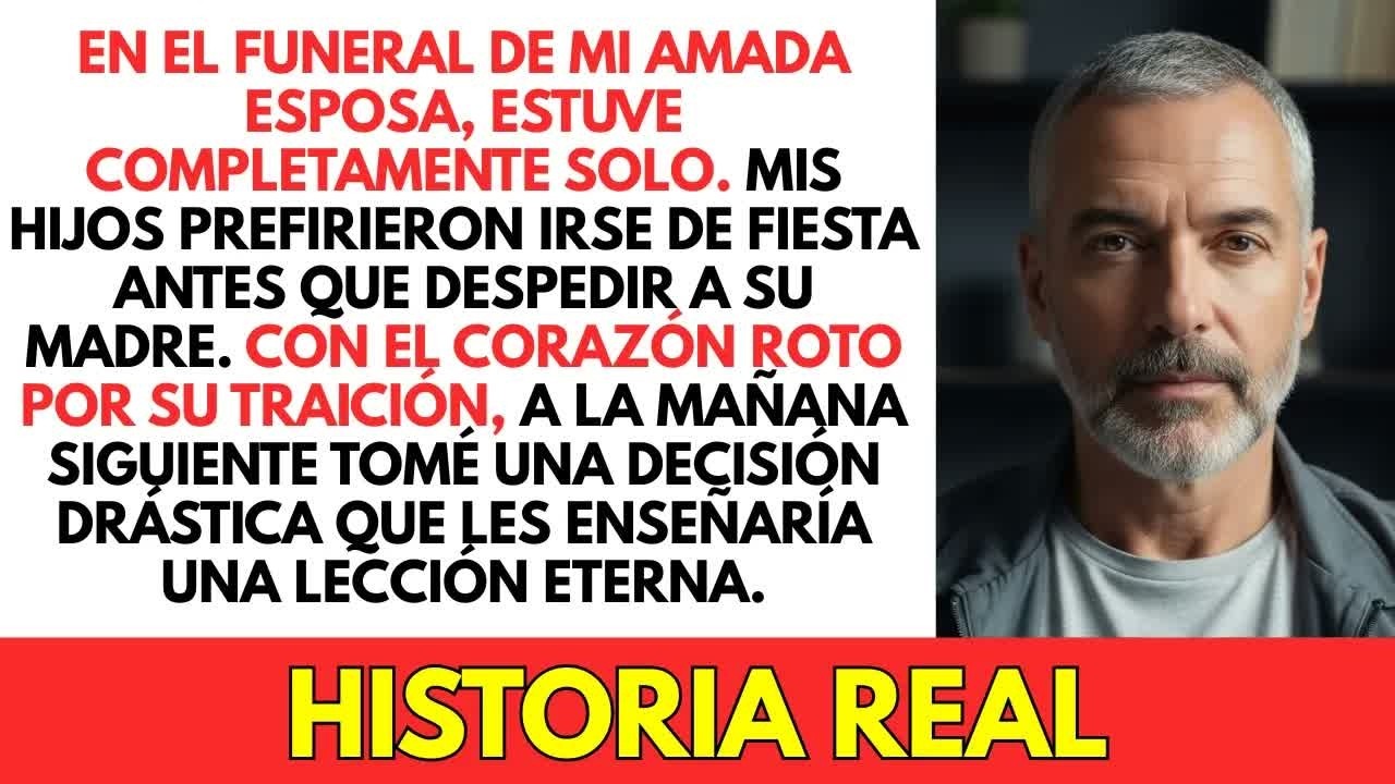 Nadie Vino Al Funeral De Mi Esposa. ¡Mis Hijos Eligieron La Fiesta En Vez Del Adiós De Mamá!