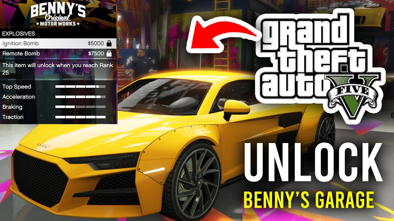 How To Unlock Benny's Garage In GTA 5 Online - Full Guide