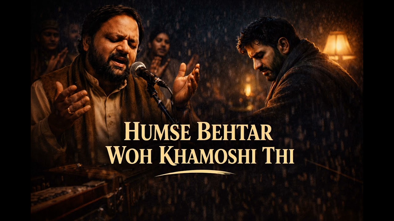 Humse Behtar Woh Khamoshi Thi 💔 | Heart Touching Sad Qawwali | Emotional Pain Song