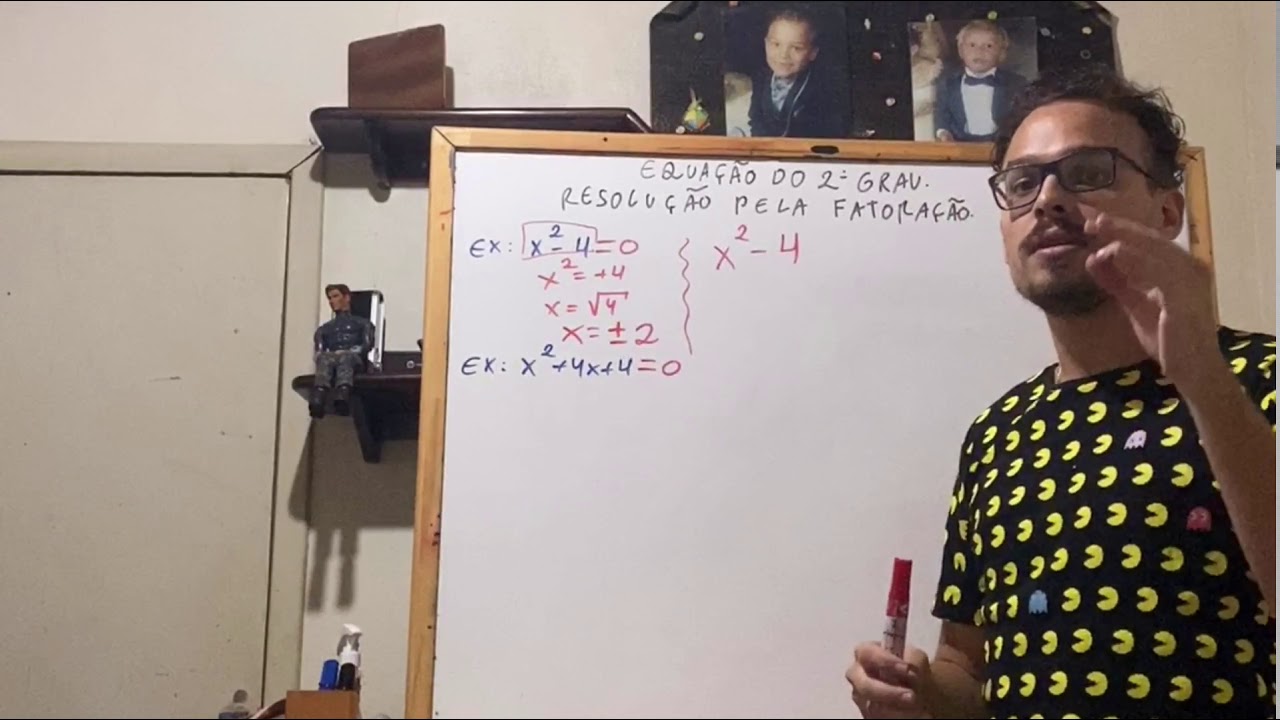 Aula 6 de matemática 9ºano. Equação do 2º grau, solução por fatoração