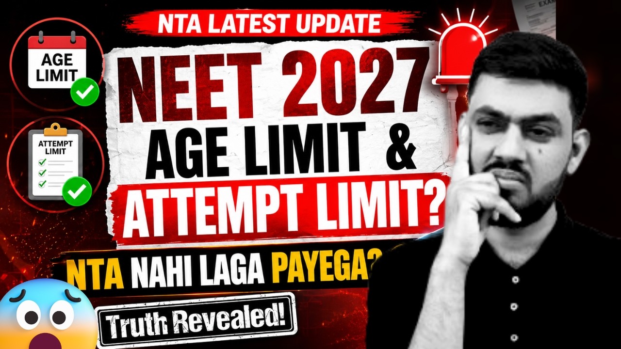 🚨 NEET UG 2027 New Rules Explained | Age Limit + Attempt Limit Reality Check!