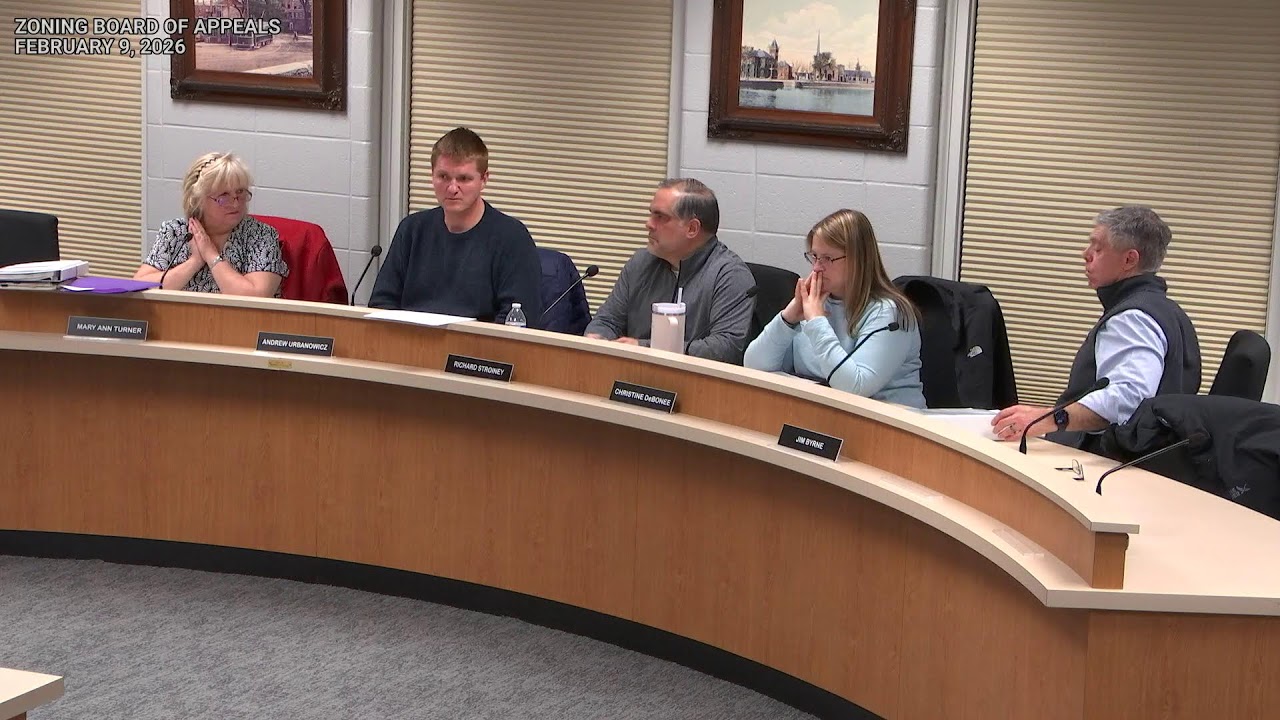 Enfield, CT - Zoning Board of Appeals - February 9, 2026