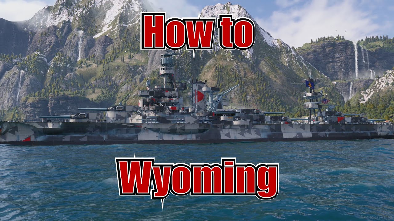 Path to The Iowa! Wyoming (World of Warships Legends Xbox Series X) 4k