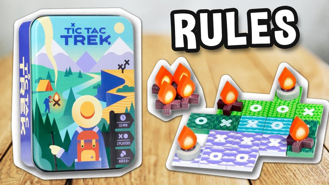 Как играть в игру TIC TAC TREK (официальные правила, инструкции и игровой процесс) | boardgamesTV