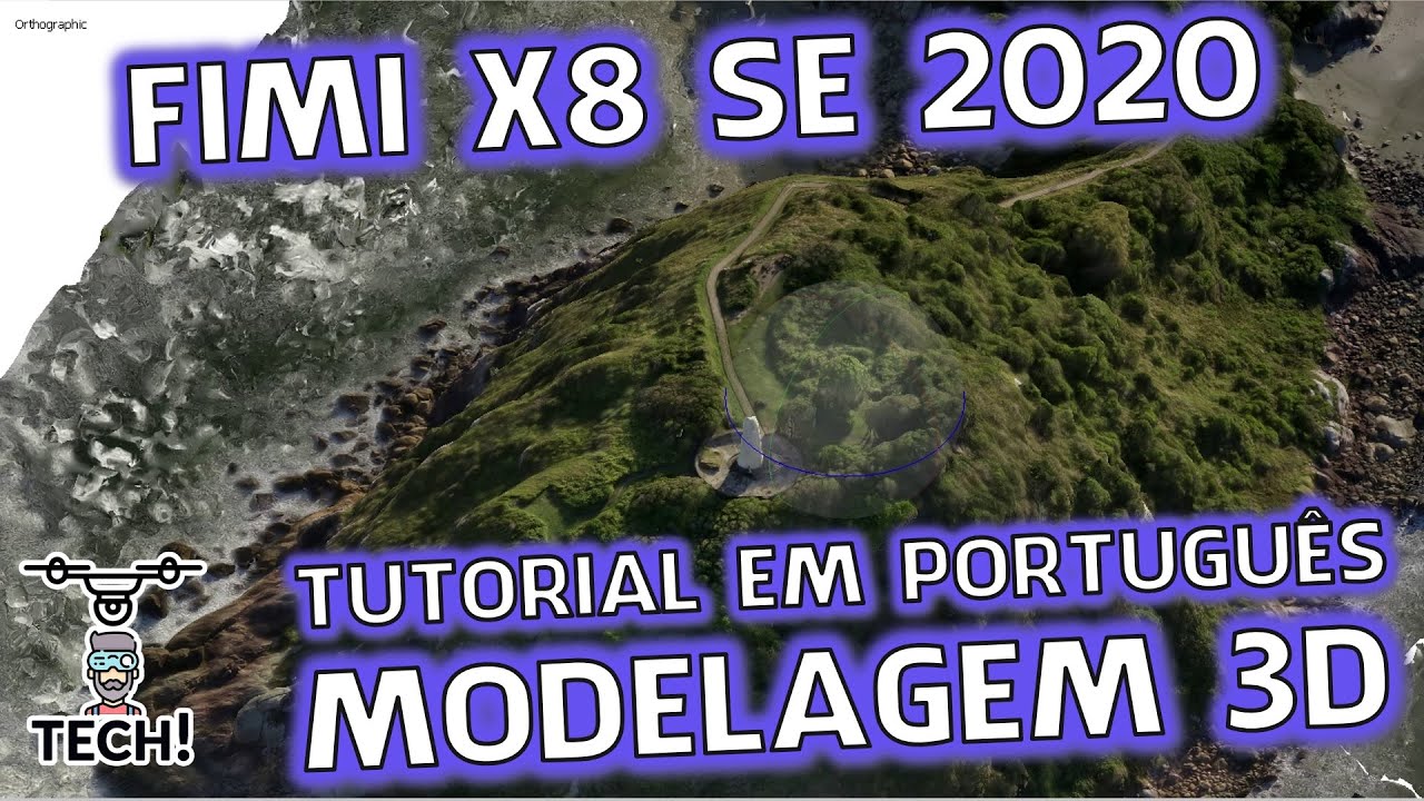 FIMI X8 SE 2020 - Tutorial de Modelagem 3D, Ortomosaico, Fotogrametria / 3D Modeling, Photogrammetry