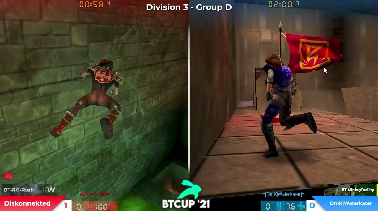 Unreal Tournament 99 Bunnytrack Cup2021 Day 1 Highlights Division 3