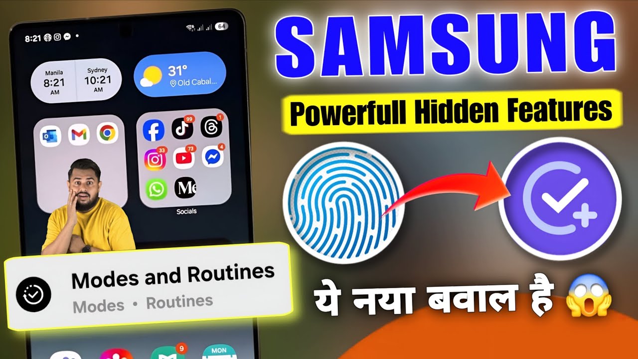 Samsung Powerfull Hidden Features 🔥 [ Modes And Routines ] Samsung Hidden Features 2026