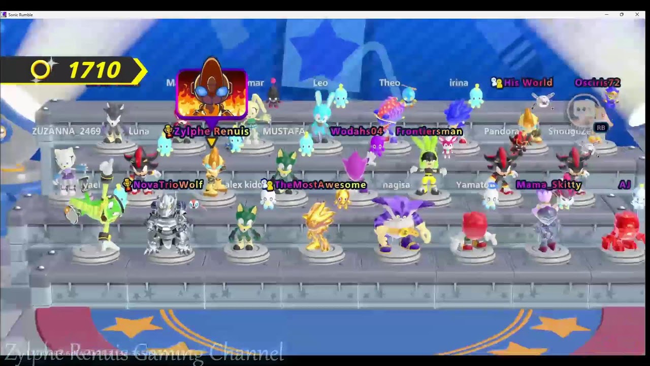 Sonic Rumble. The climb to First Place.