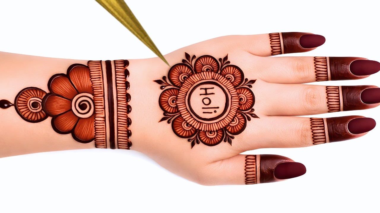 Happy Holi Special Mehndi Design | Holi ki Mehandi | Holi #Mehndi | होली की मेहंदी | Holi ki Mehndi