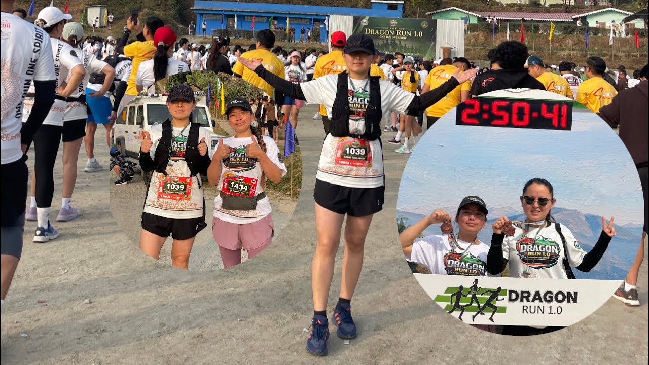 Dragon Run 10K in the Hills of Temi #sikkim#marathon  #dragonrun1.0 #temiteagarden 