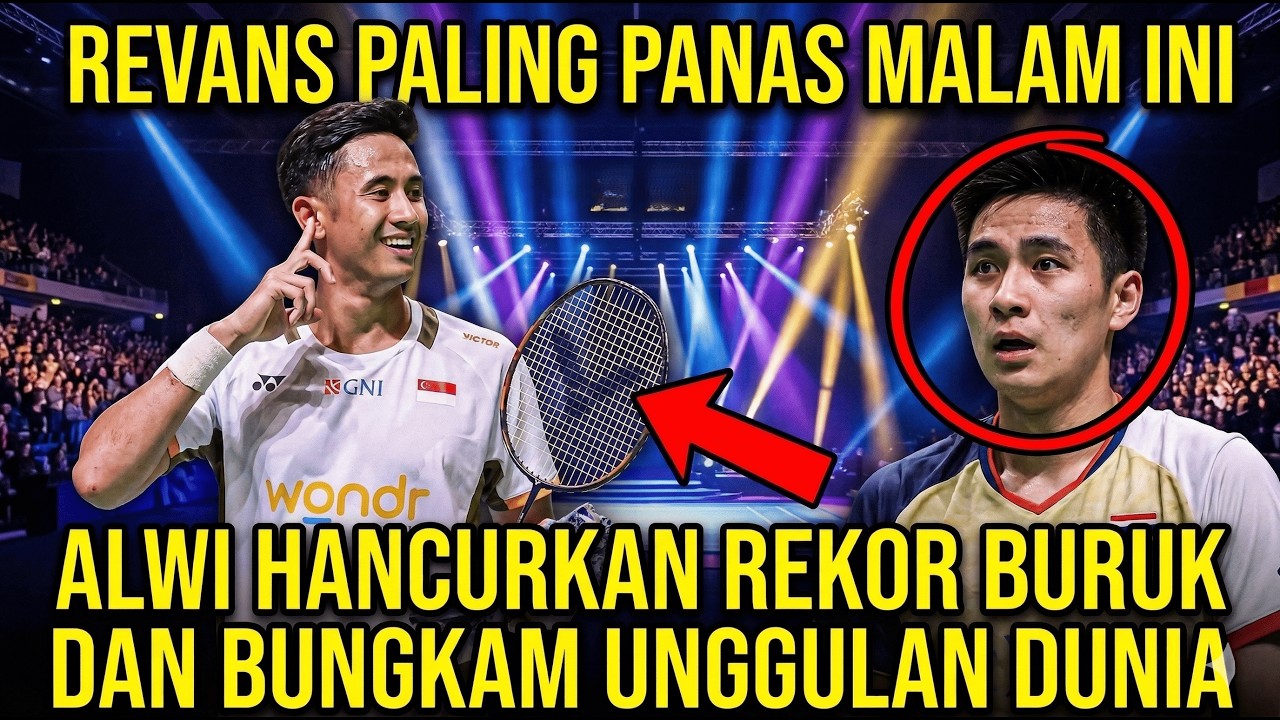 MENGGEGERKAN! ALWI FARHAN BIKIN KUNLAVUT PANIK, DEBUT ALL ENGLAND NYARIS MELEDAK JADI SEMIFINAL!