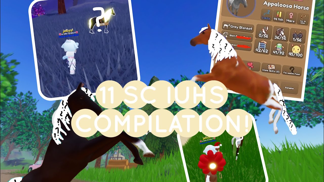 all my 11 self caught iuh compilation! 💛🤯 || wild horse islands