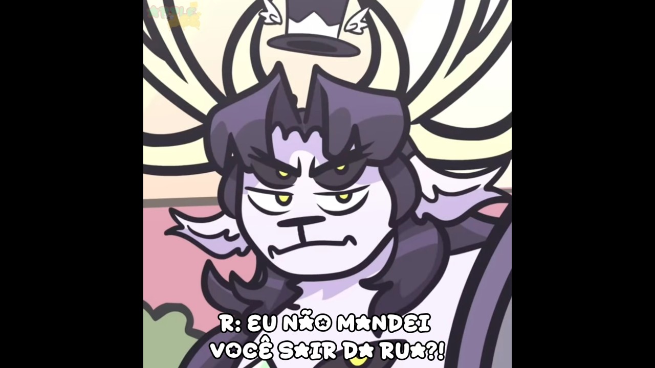 o morcego fazendo um caos ;--; 