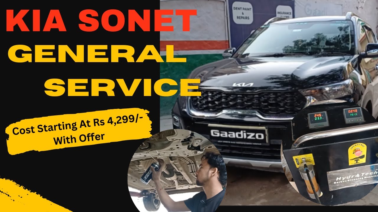 Kia Sonet General Service Cost Starting At Rs 4,299/- With offer | Genuine Spares | Gaadizo Flagship