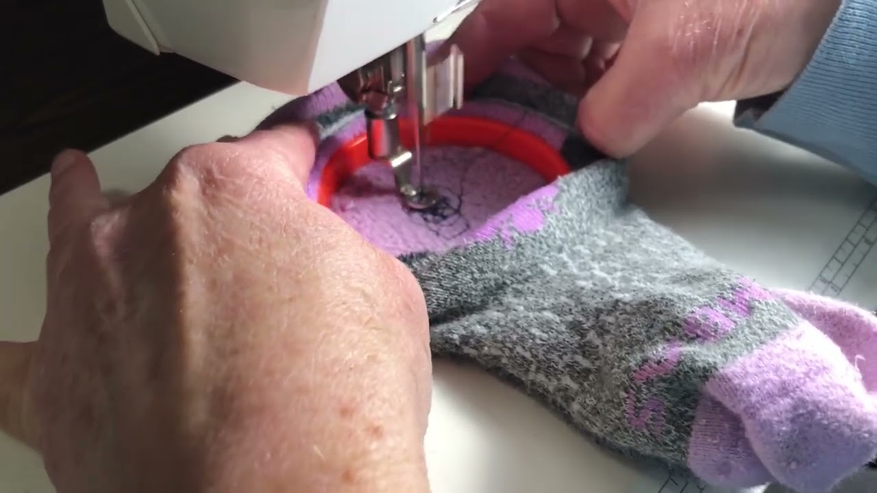 Sock darning