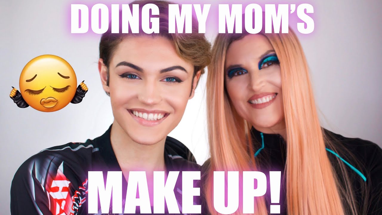 DOING MY MOM'S MAKEUP! || Turning my mom into an IG baddie lol