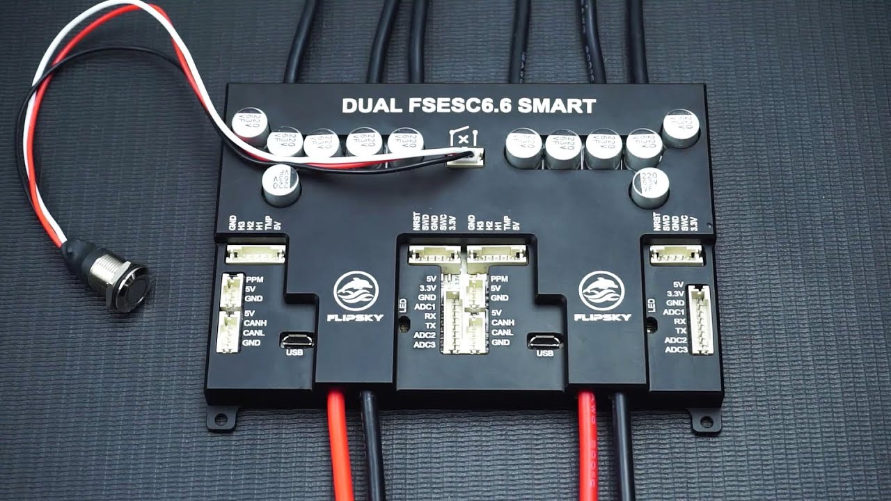 Dual Fsesc6.6 Smart Specifications and Test with Loading | Flipsky