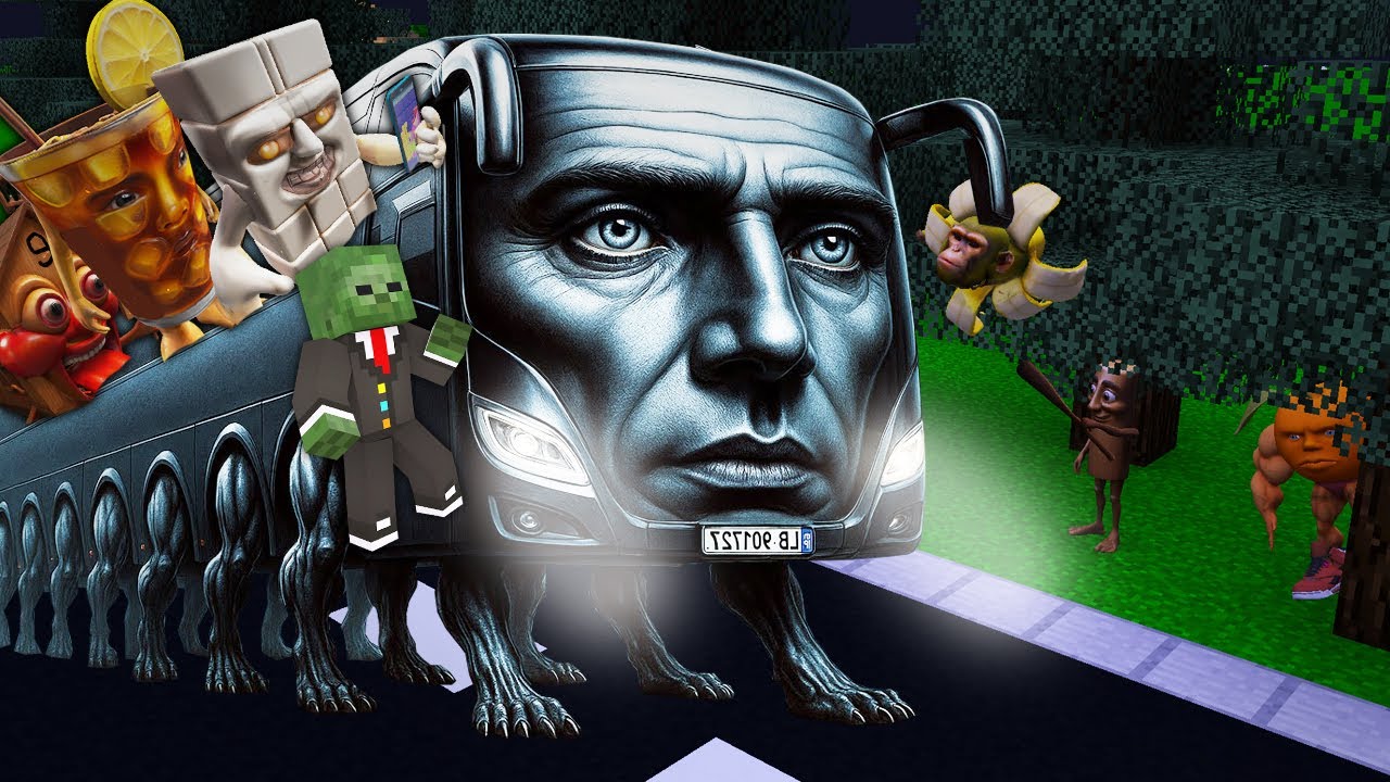 GECE 03:00'te ANOMALİ ITALIAN BRAINROT İLE OTOBÜS YOLCULUĞUNA ÇIKTIK 😱 - Minecraft