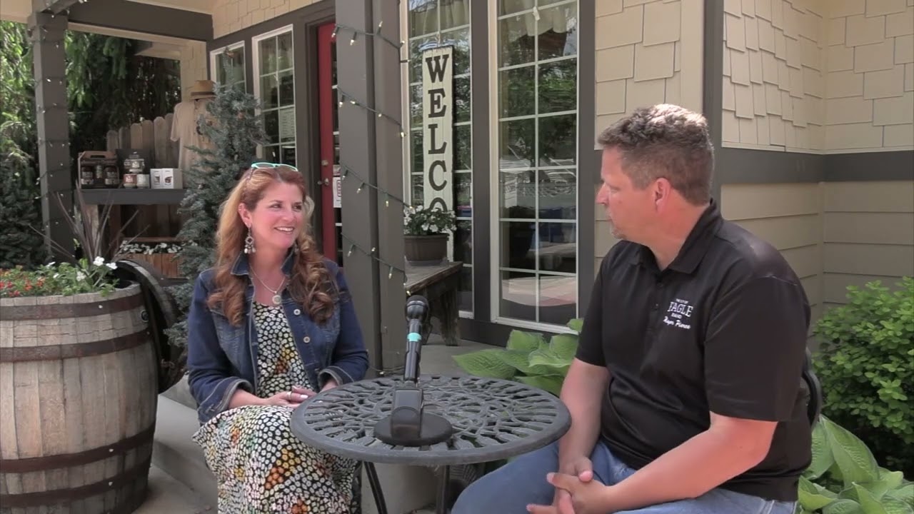 Aimee Ricci, Urban Casuals & Donnie Ricardo owner, on Explore Eagle Podcast Episode 7