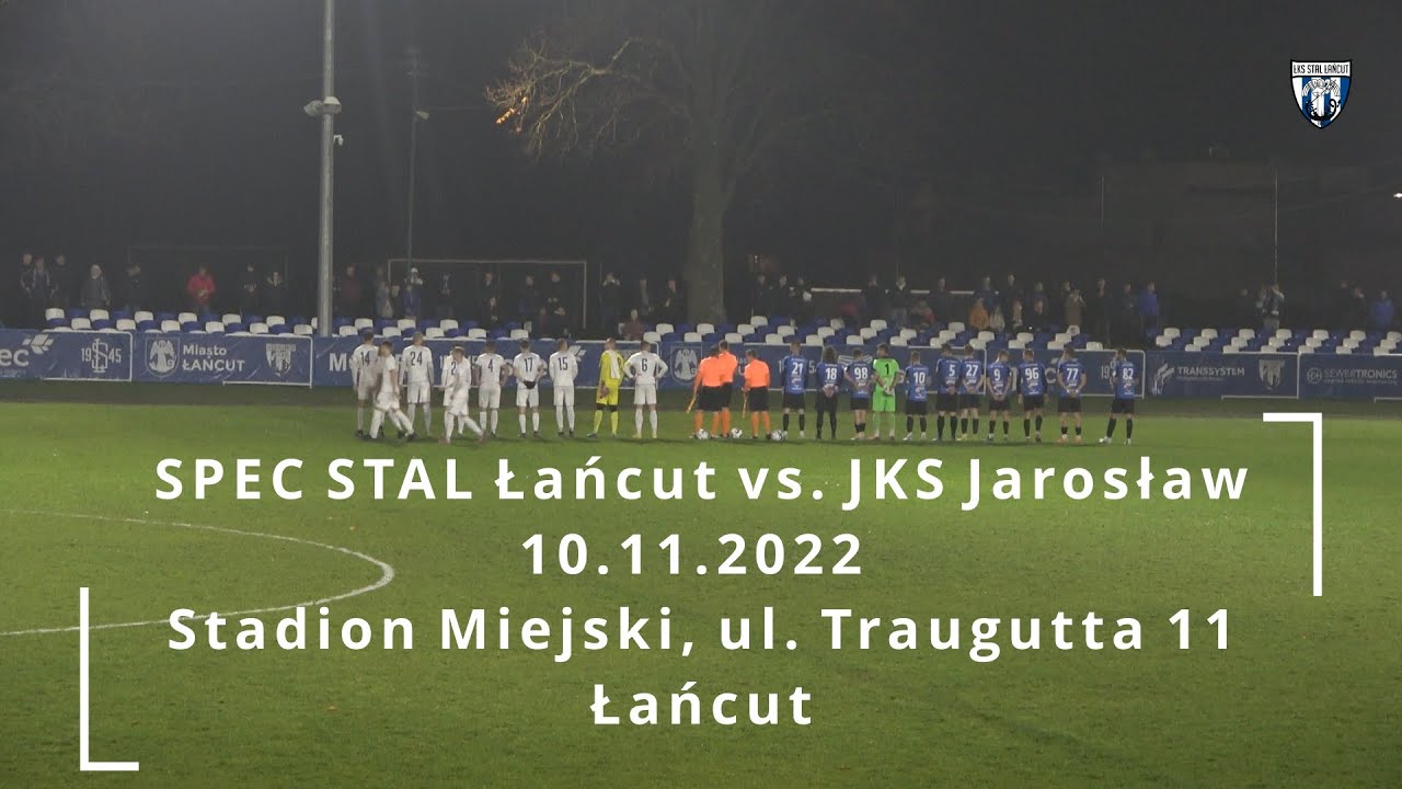 10.11.2022 Skrót meczu SPEC STAL Łańcut - JKS Jarosław