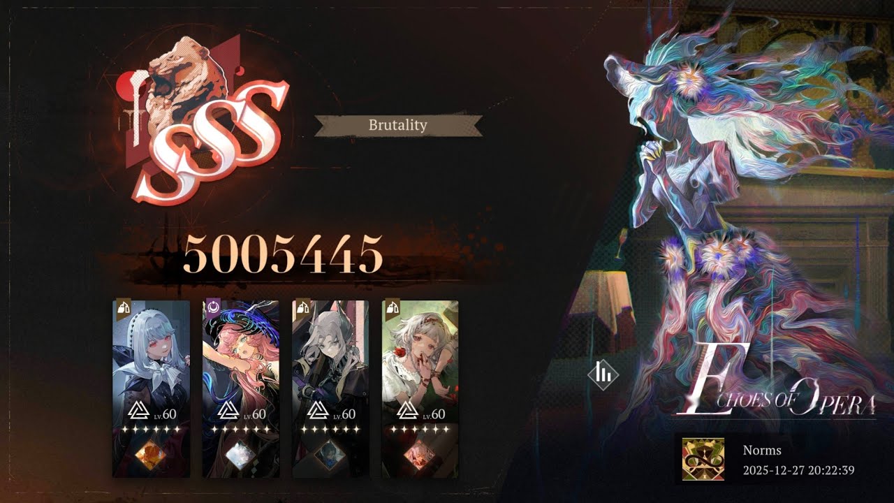 Premium Bloodtithe Team: Nautika P5, Sentinel, Semmelweis, and Rubuska - Echoes of Opera