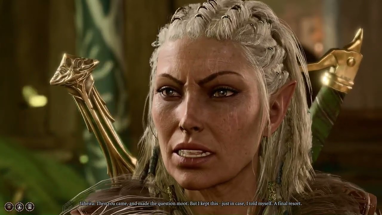 BG3  - Jaheira's immortality scroll + all companion reactions