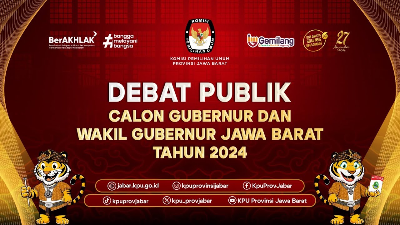DEBAT PUBLIK CALON GUBERNUR DAN WAKIL GUBERNUR TAHUN 2024