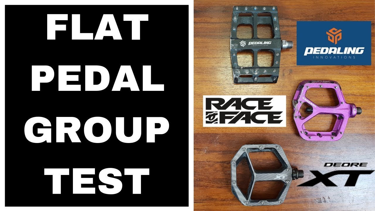 Flat Pedal Grouptest - Raceface Atlas, Shimano XT, Catalyst Pedals (Review)