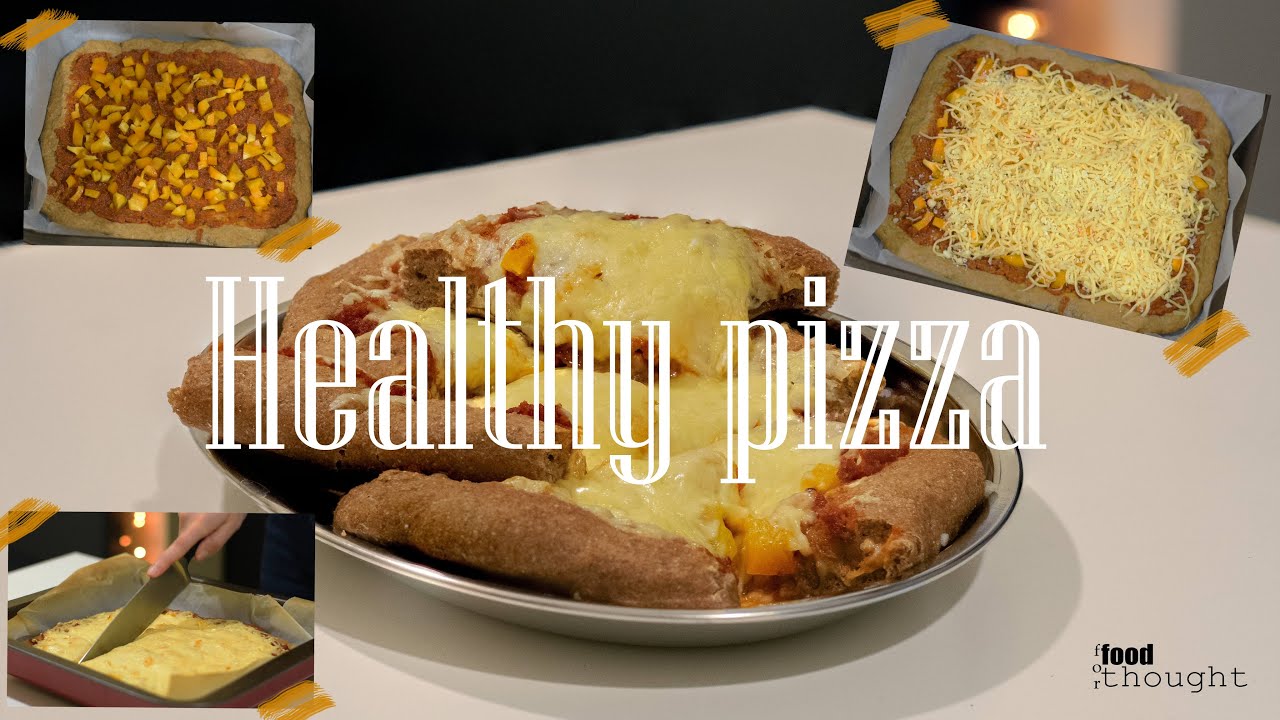 HEALTHY PIZZA~ Μία πιο υγιεινή πίτσα🍕