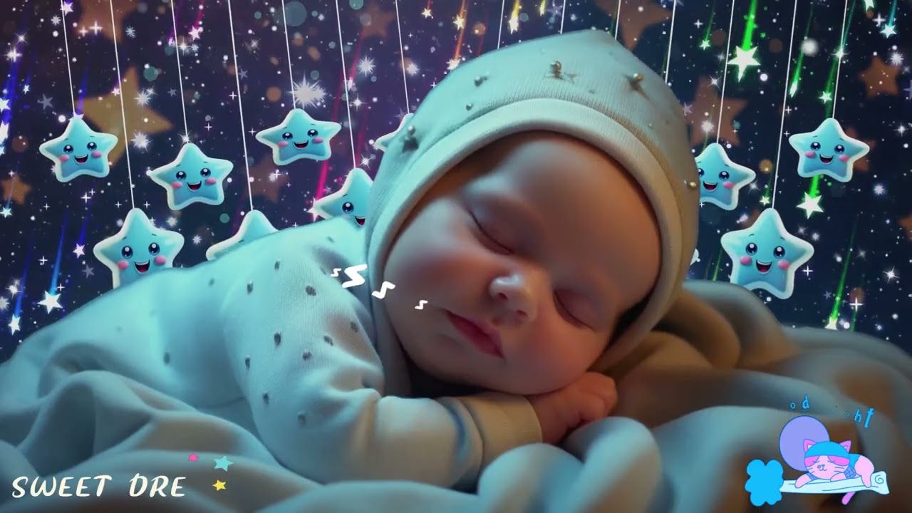 Baby Sleep Fast 🌙 Gentle Calm in 3 Minutes 💤 Mozart & Brahms Music 🎶