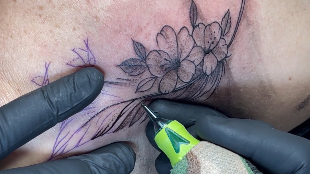 Feather tattoo 7 RL only