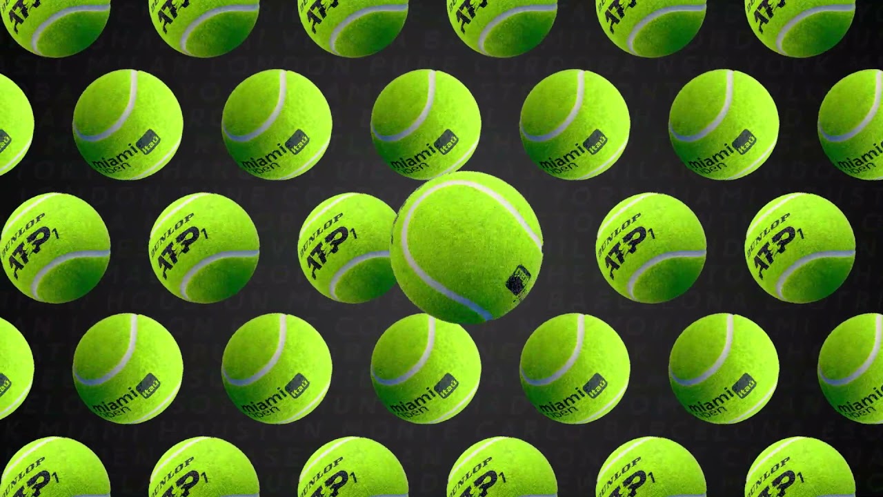 Dunlop Miami South Official Tennis Ball 2021