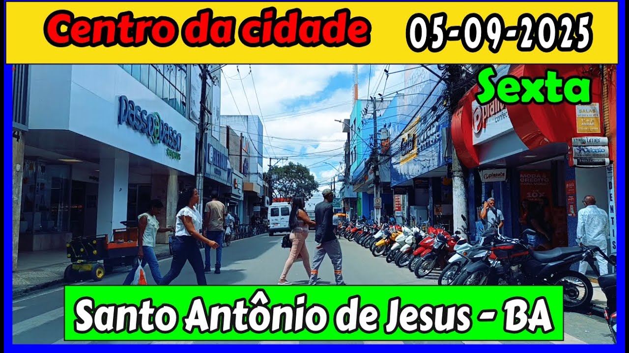 🔴 Santo Antônio de Jesus - Bahia 05/09/2025