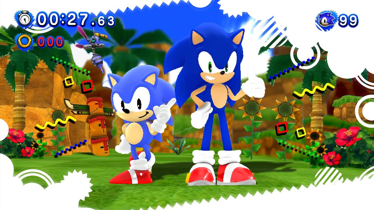 Sonic Generations recreated in Sonic World